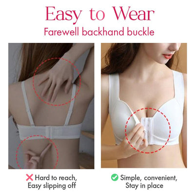 Soutien-Gorge Push-Up Sans Armatures Avec Fermeture Frontale Sans Coutures