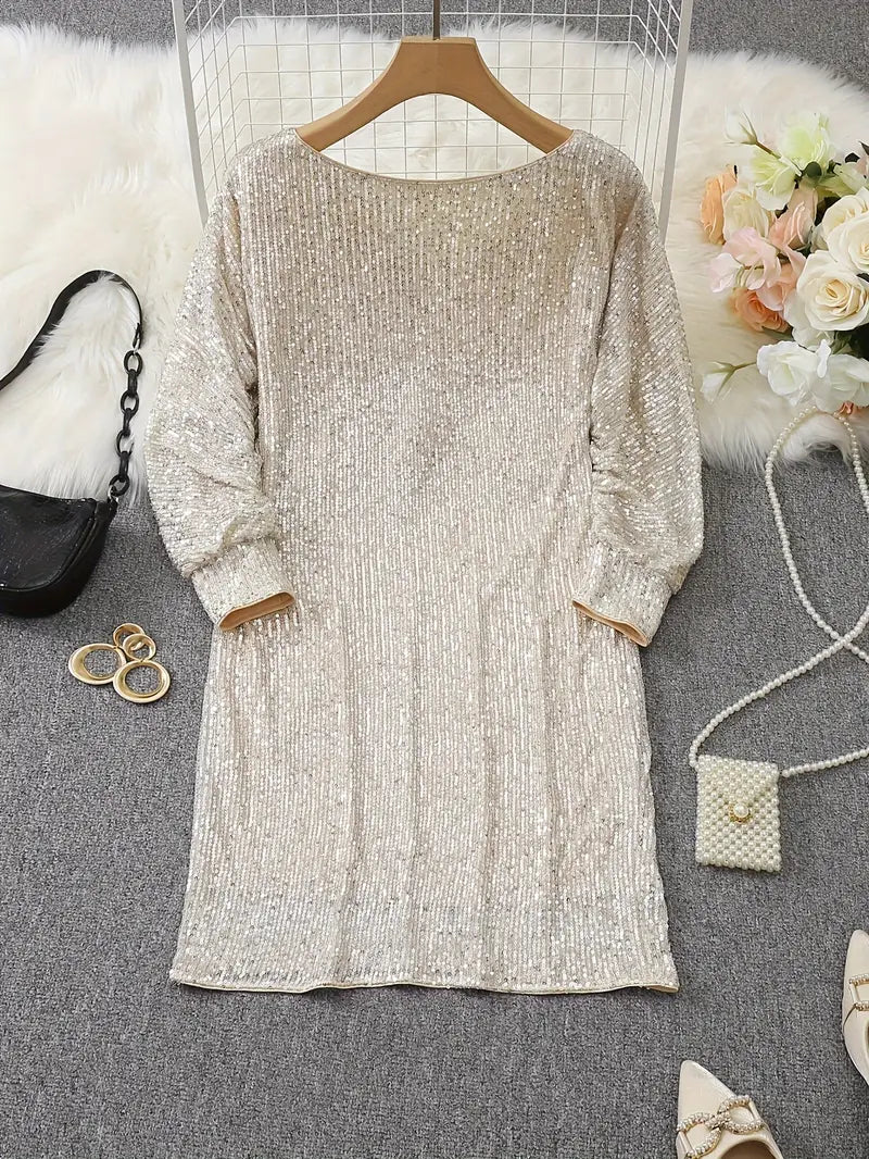 Anna | Robe À Paillettes Soirée Pour Femme | Mini