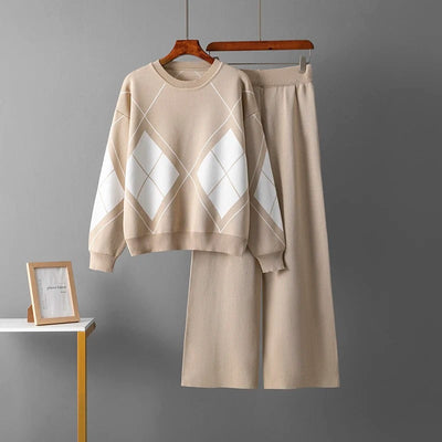 Stella™ - Ensemble de pull chaud en tricot à deux pièces