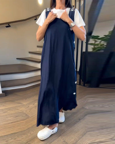 Robe Décontractée Et Tendance Bretelle