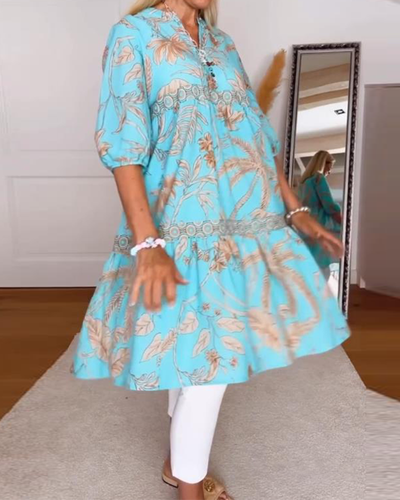 Robe En V Imprimé Polyvalent