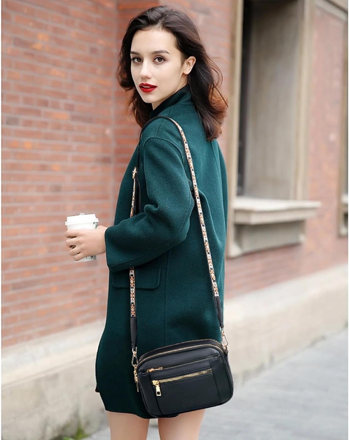 Camilla | Sac à bandoulière en cuir finement travaillé