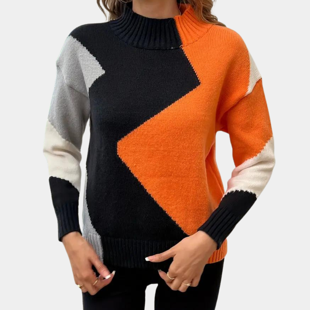ANDREA - Sweater Tricoté Élégant pour Femmes