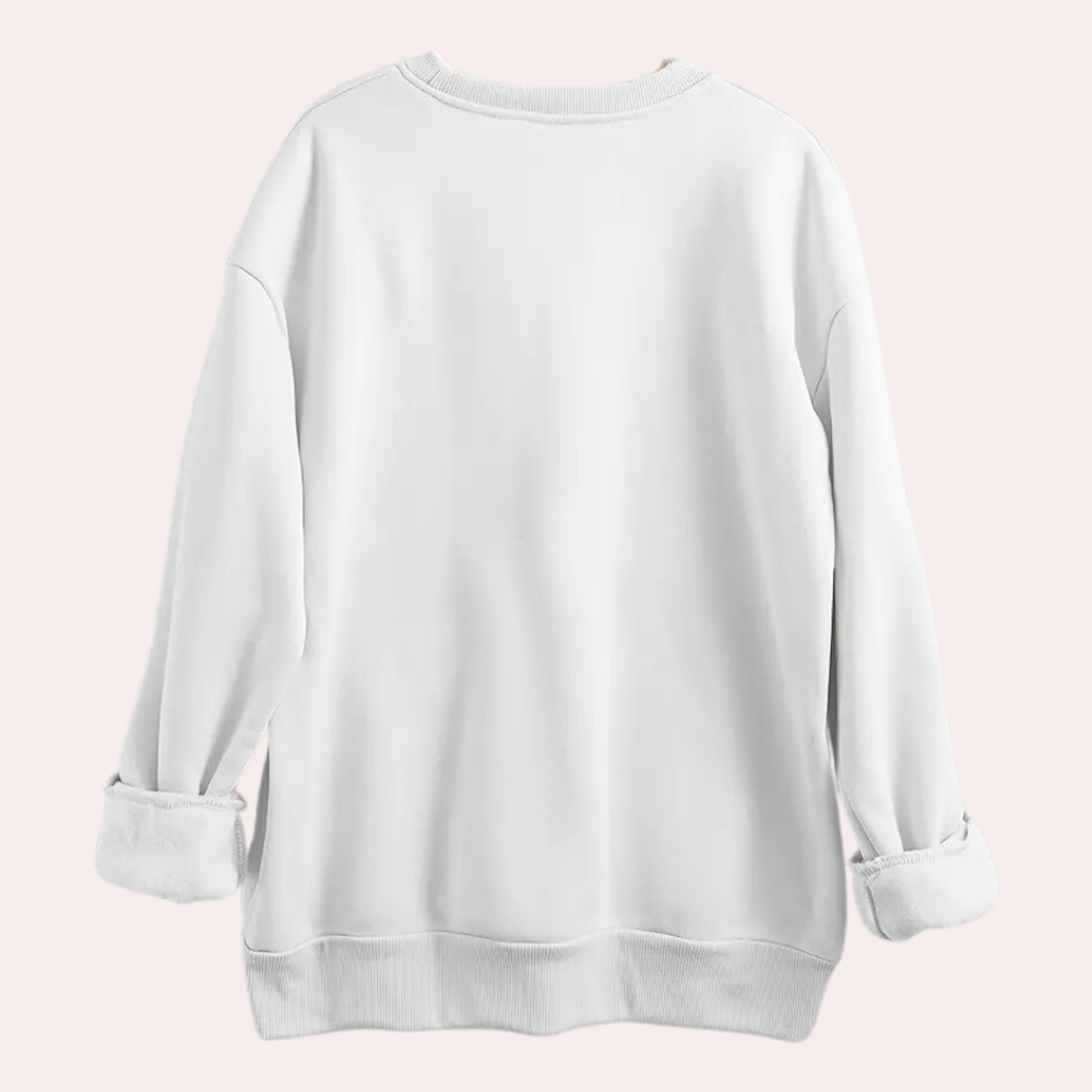 ROSELY - Sweat à Motif Félin pour Dames