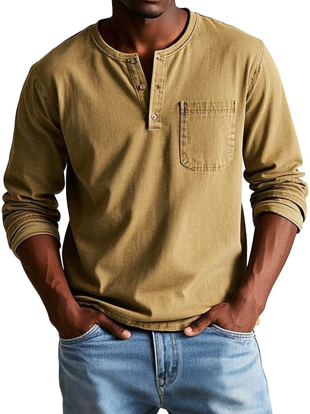 T-shirt boutonné