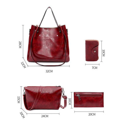 GRETA™ - SET DE SACS À MAIN VINTAGE ÉLÉGANT