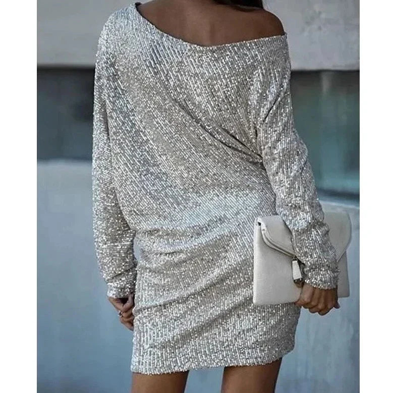 Anna | Robe À Paillettes Soirée Pour Femme | Mini