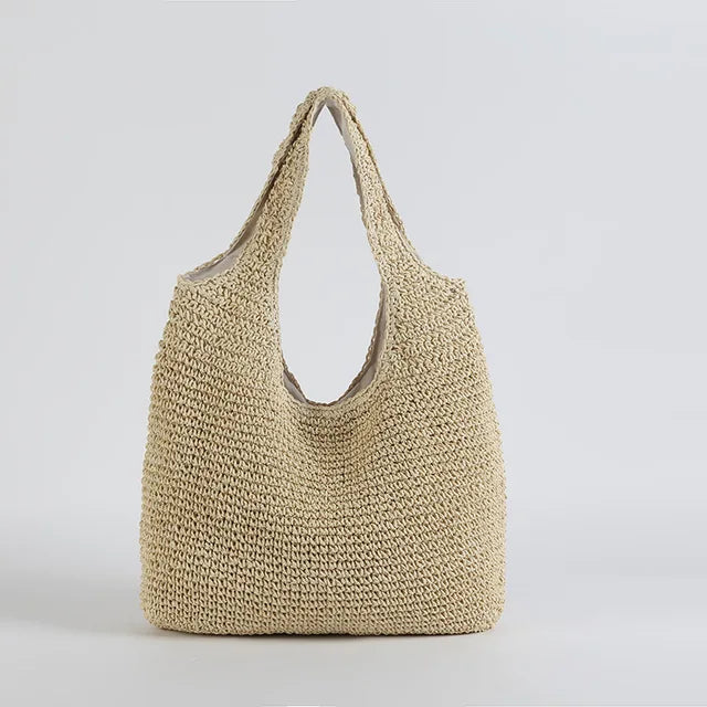 Sac tissé en rotin pour femmes l Annora