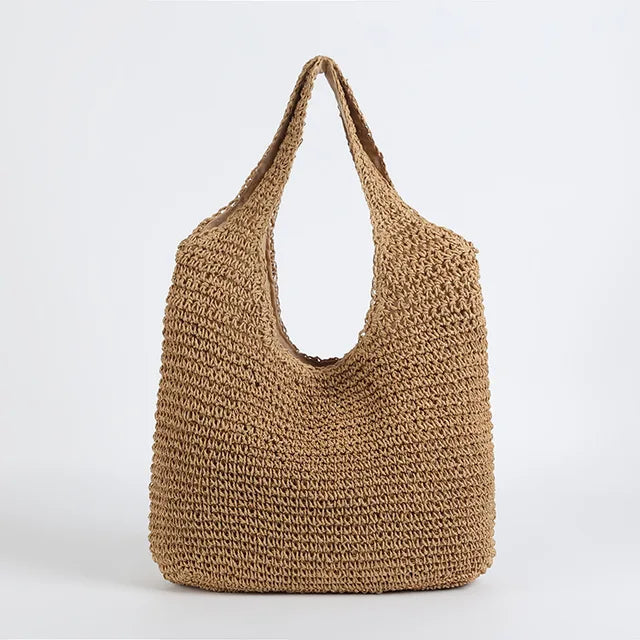 Sac tissé en rotin pour femmes l Annora