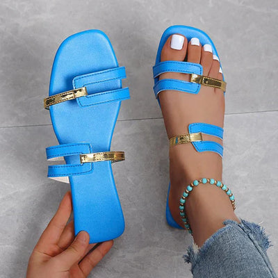 Wilma - Sandales d'été à pieds plats pour femmes