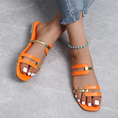 Wilma - Sandales d'été à pieds plats pour femmes