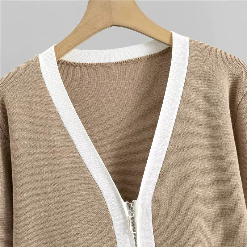 Daisy™ - Ensemble de costume tricoté trois pièces élégant et stylé