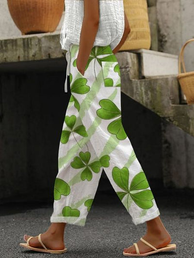 Pantalon Cropped Imprimé Pour Femme | Été