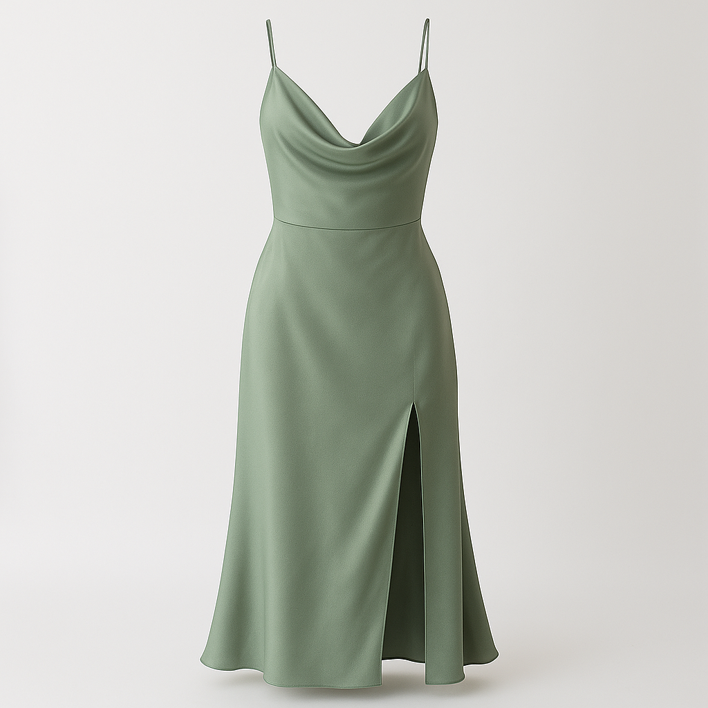 ANDROMEDA | robe à col croisé