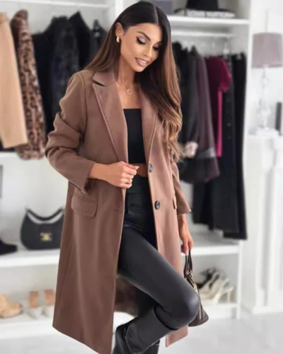 AURIA - MANTEAU LONG ÉLÉGANT POUR FEMME