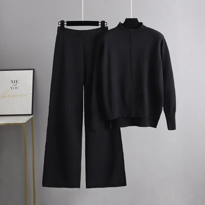 Roma™ - Ensemble de pull et pantalon surdimensionné, tricoté, épais et chaud