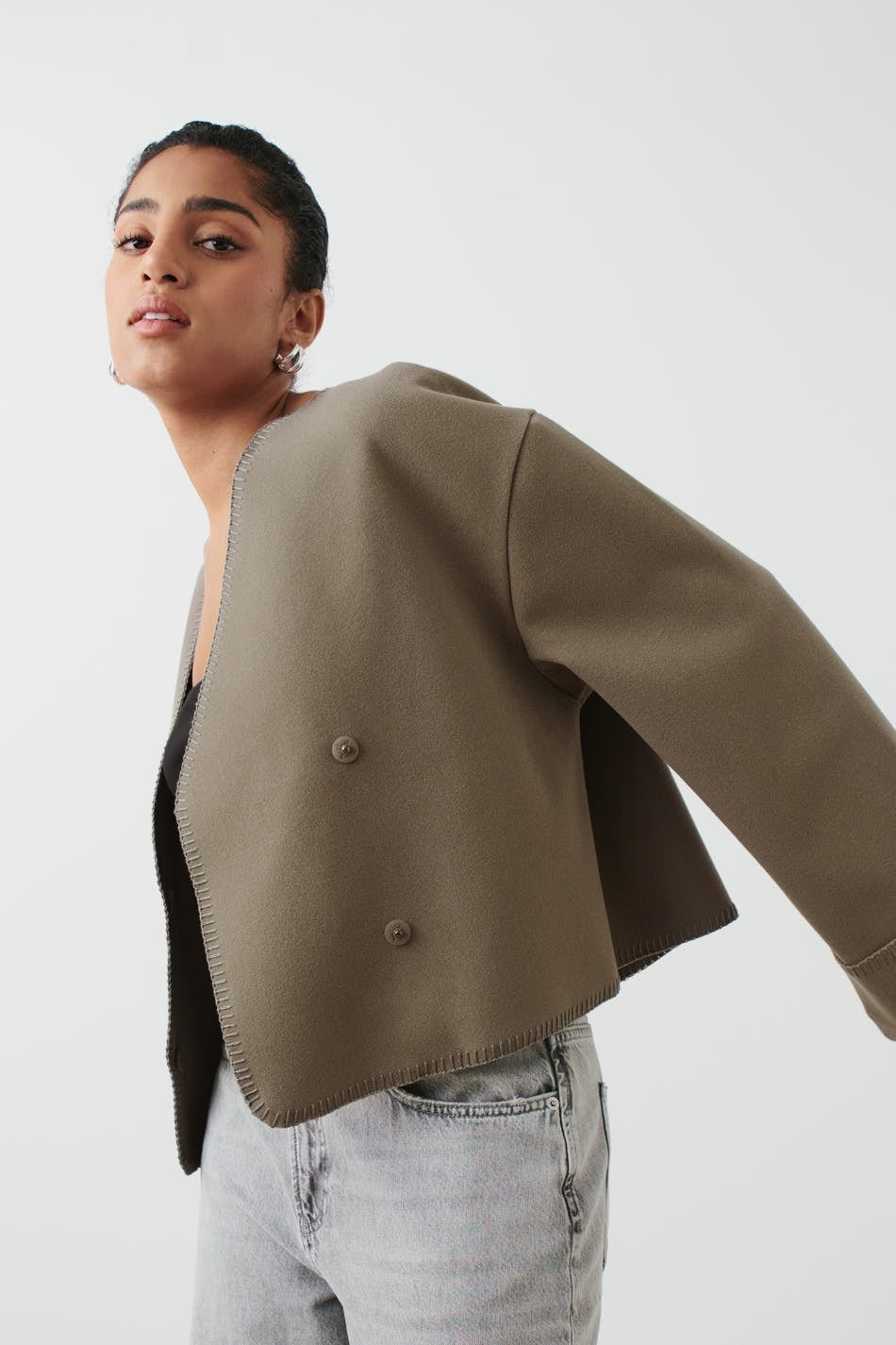 Veste en point de feston