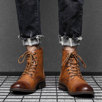 Bottes en Cuir Sur Mesure