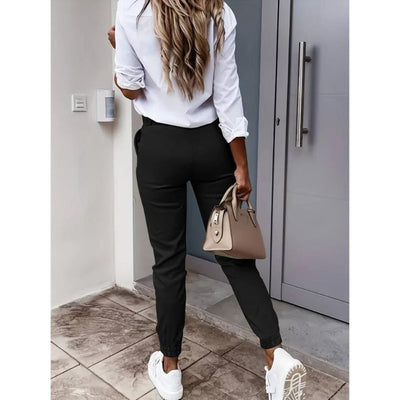 Sandara™ Chino Stylé en Coton