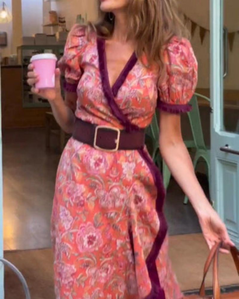 PIANE - ROBE PINK ÉLÉGANTE