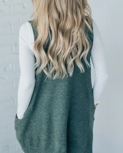 AROLA - GILET EN MAILLE DOUILLET