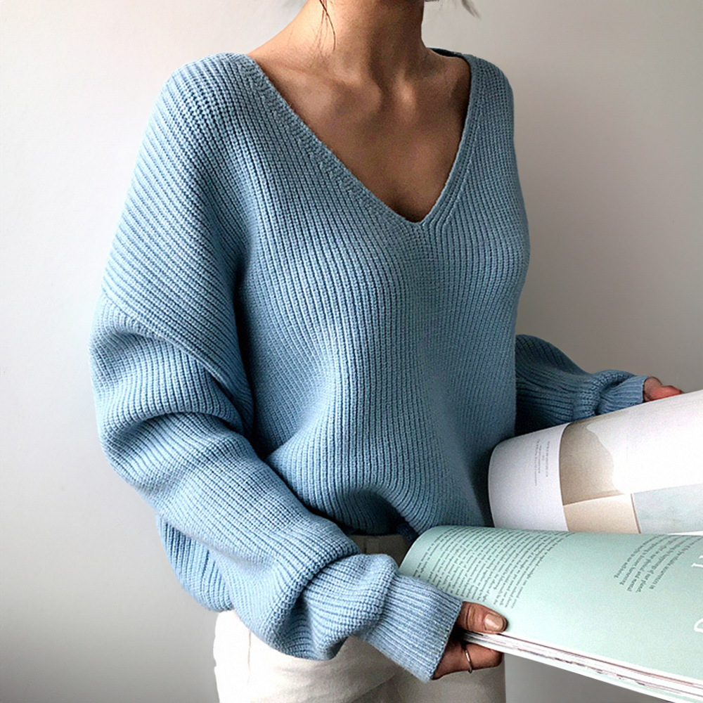 Emma™ - Pull en maille doux à plusieurs couches