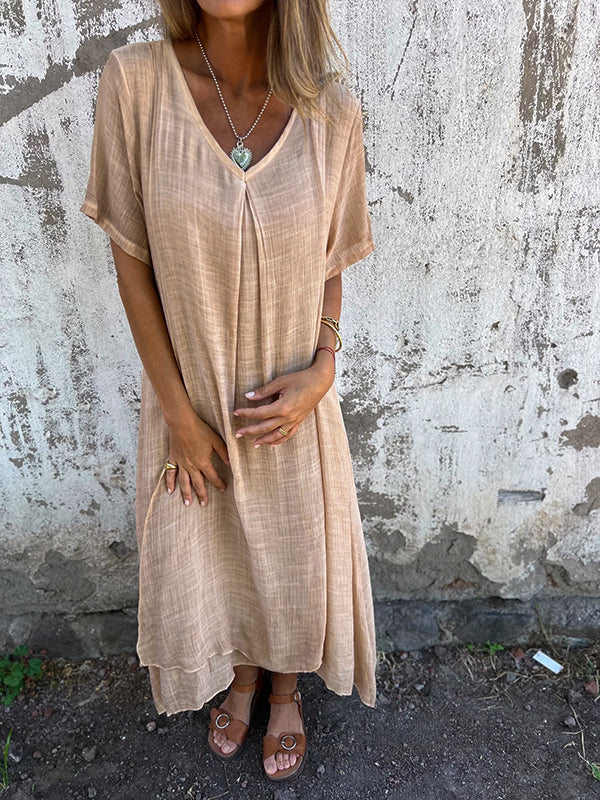 ÉLÉNA™ | Robe ample à col en V