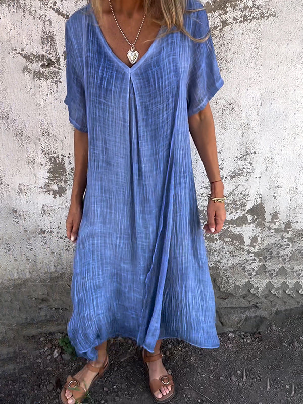 ÉLÉNA™ | Robe ample à col en V