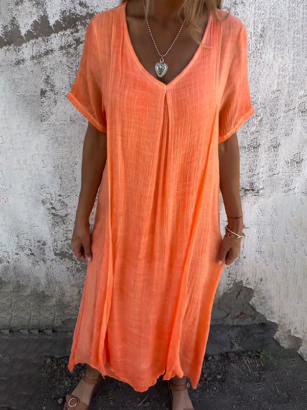 ÉLÉNA™ | Robe ample à col en V