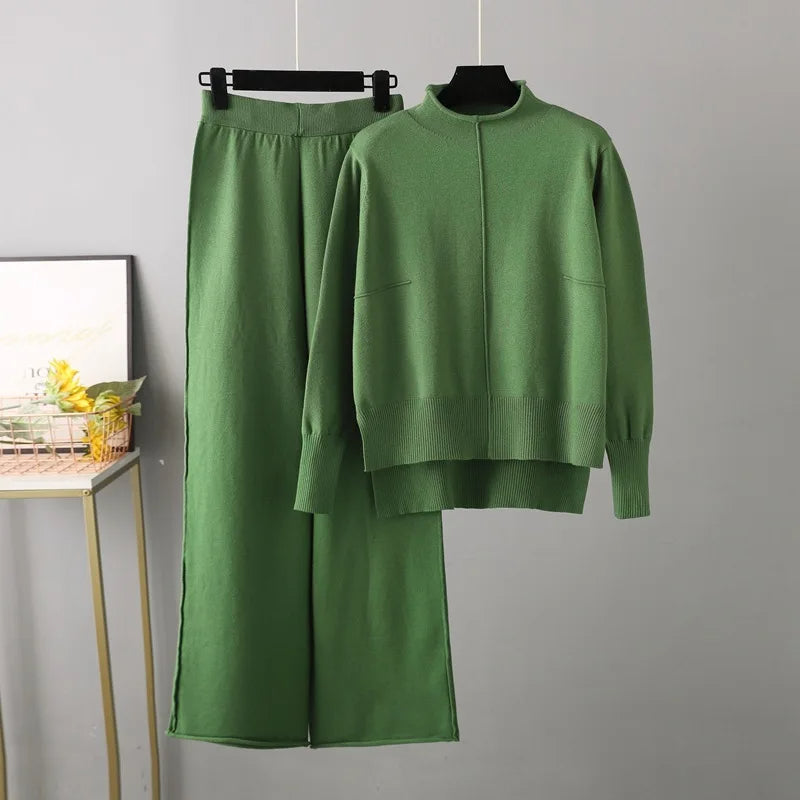 Roma™ - Ensemble de pull et pantalon surdimensionné, tricoté, épais et chaud