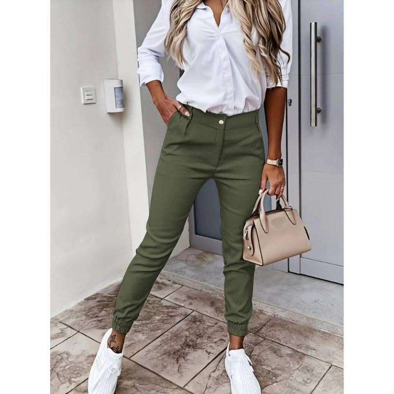 Sandara™ Chino Stylé en Coton