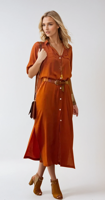 Margaux - Robe D'Été Élégante Avec Décolleté En V