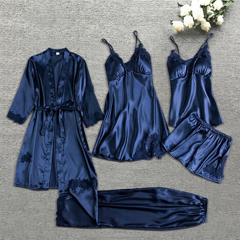 Iris - Pyjama élégant en satin pour la femme moderne