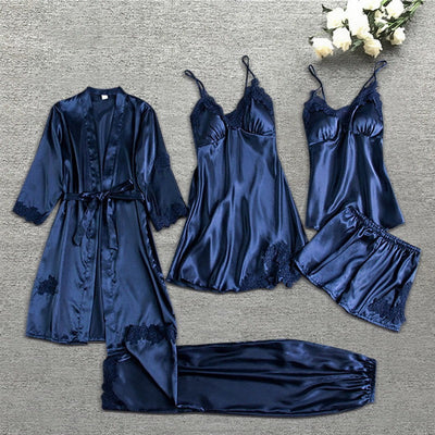 Iris - Pyjama élégant en satin pour la femme moderne