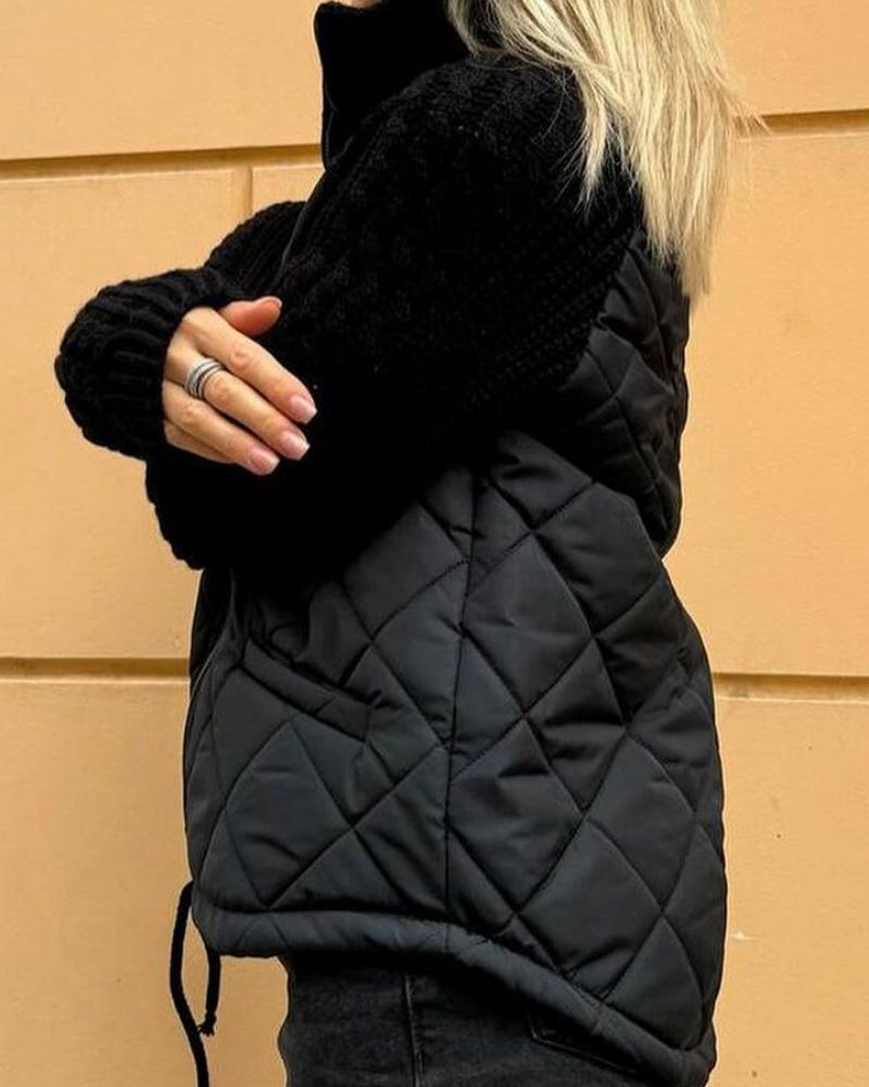 BOILAR - Veste en tricot décontractée avec fermeture éclair