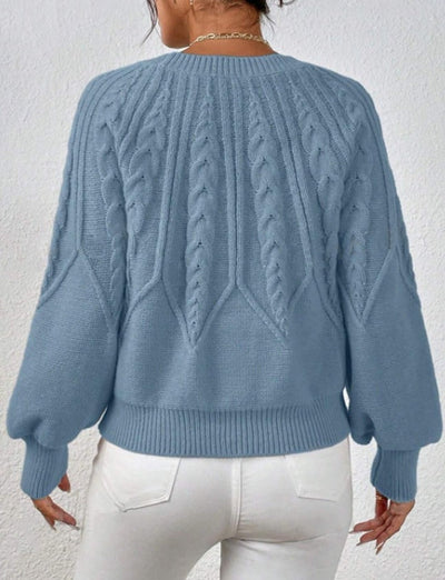 Pull en maille torsadée Meridian