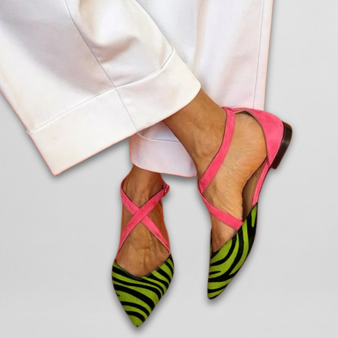 Judith | Ballerines élégantes avec bandes raffinées