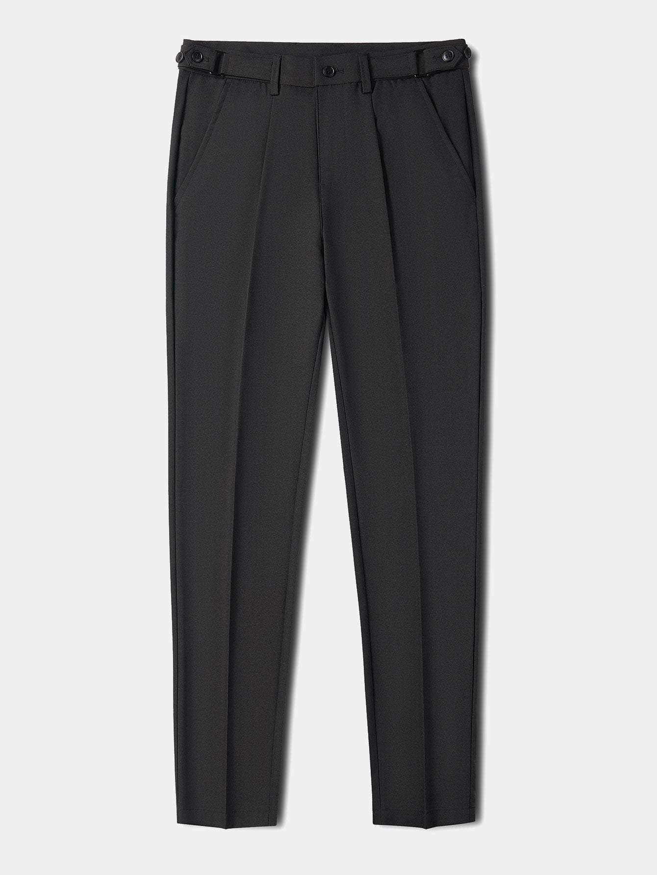 Pantalon Fuselé Élégant à Taille Mi-Haute
