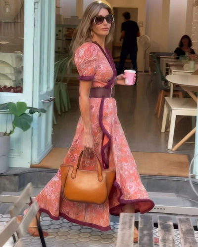 PIANE - ROBE PINK ÉLÉGANTE