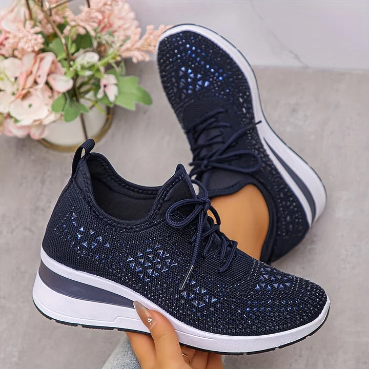Clara | Baskets orthopédiques avec strass scintillants