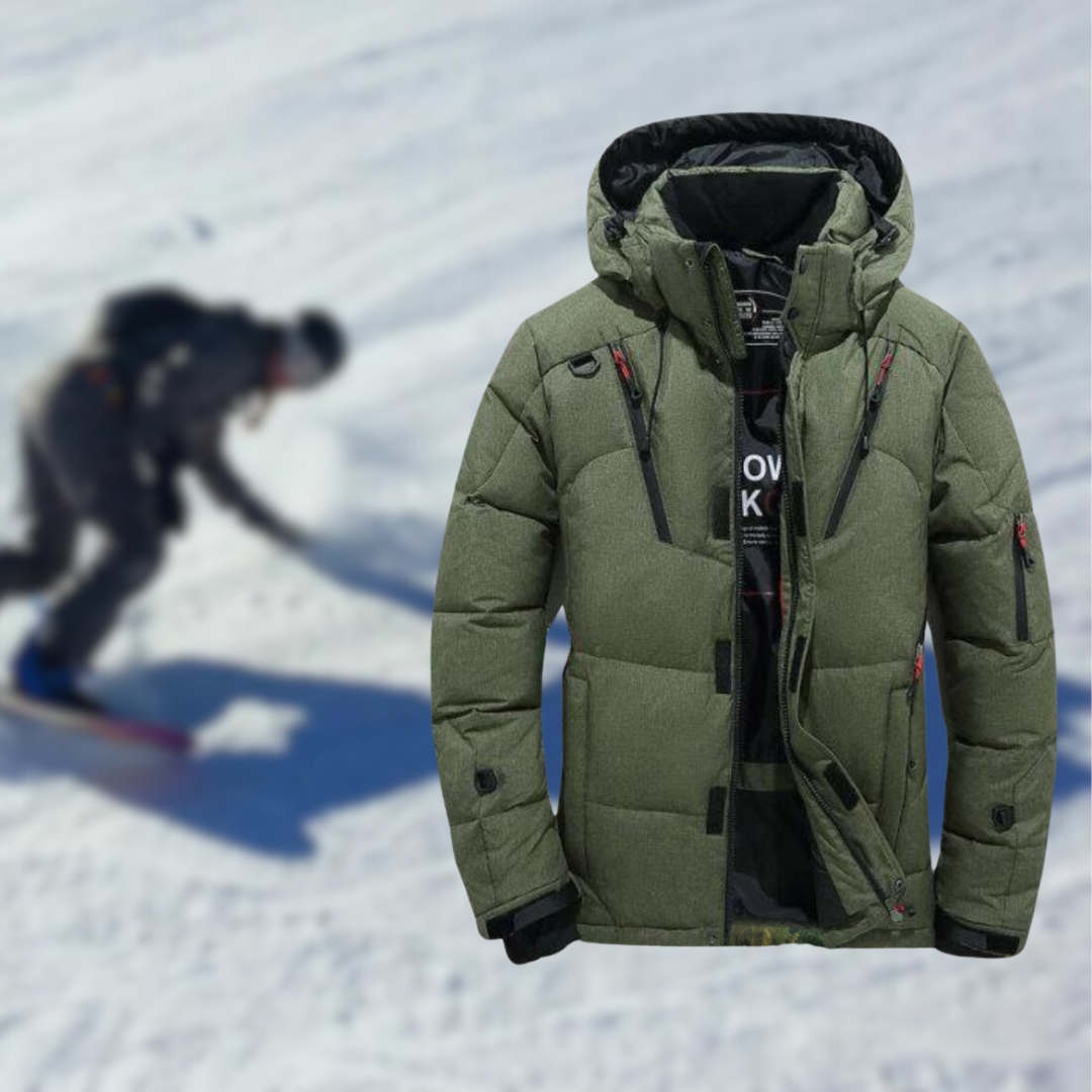 Kyle | High-quality men's winter jacket with detachable hood