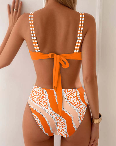 Bikini Sexy Débardeur Imprimé