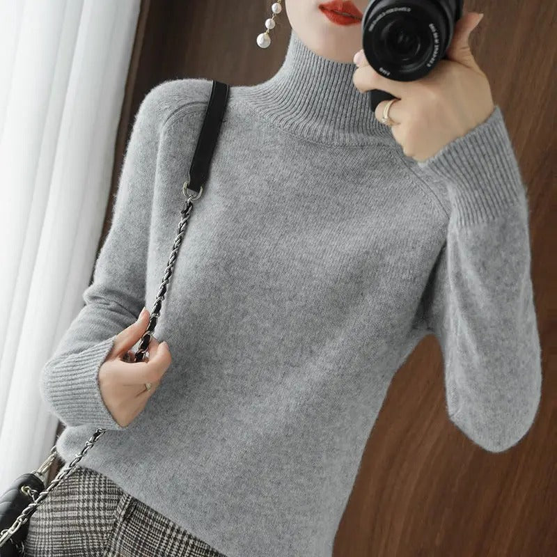 Marlene™ - Pull décontracté ample avec col montant