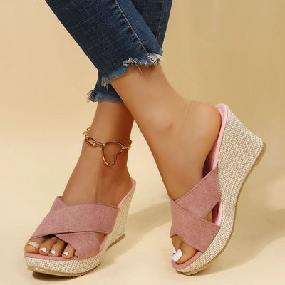 Morgane™| Almina sandales à semelles compensées