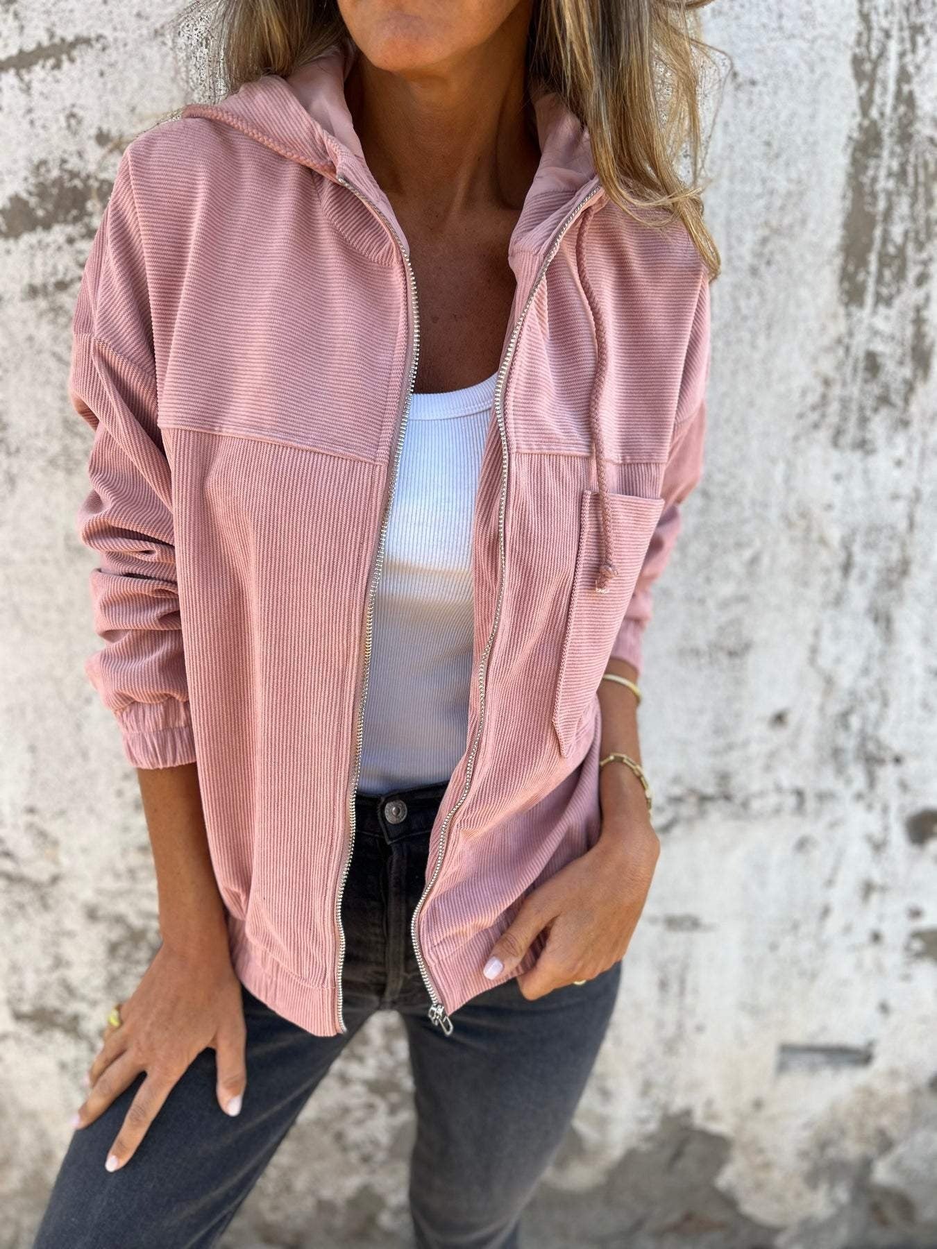 Veste décontractée avec capuche