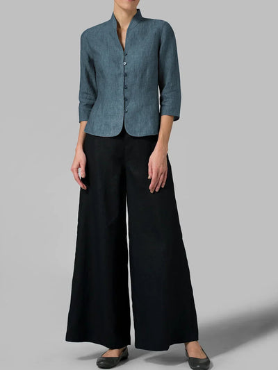 Brynna | Chemisier manches 3/4 pour femme | chic