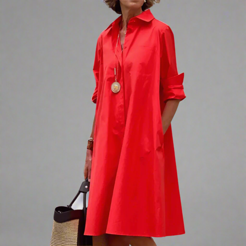 Bettina | Robe polo élégante en tissu de qualité supérieure