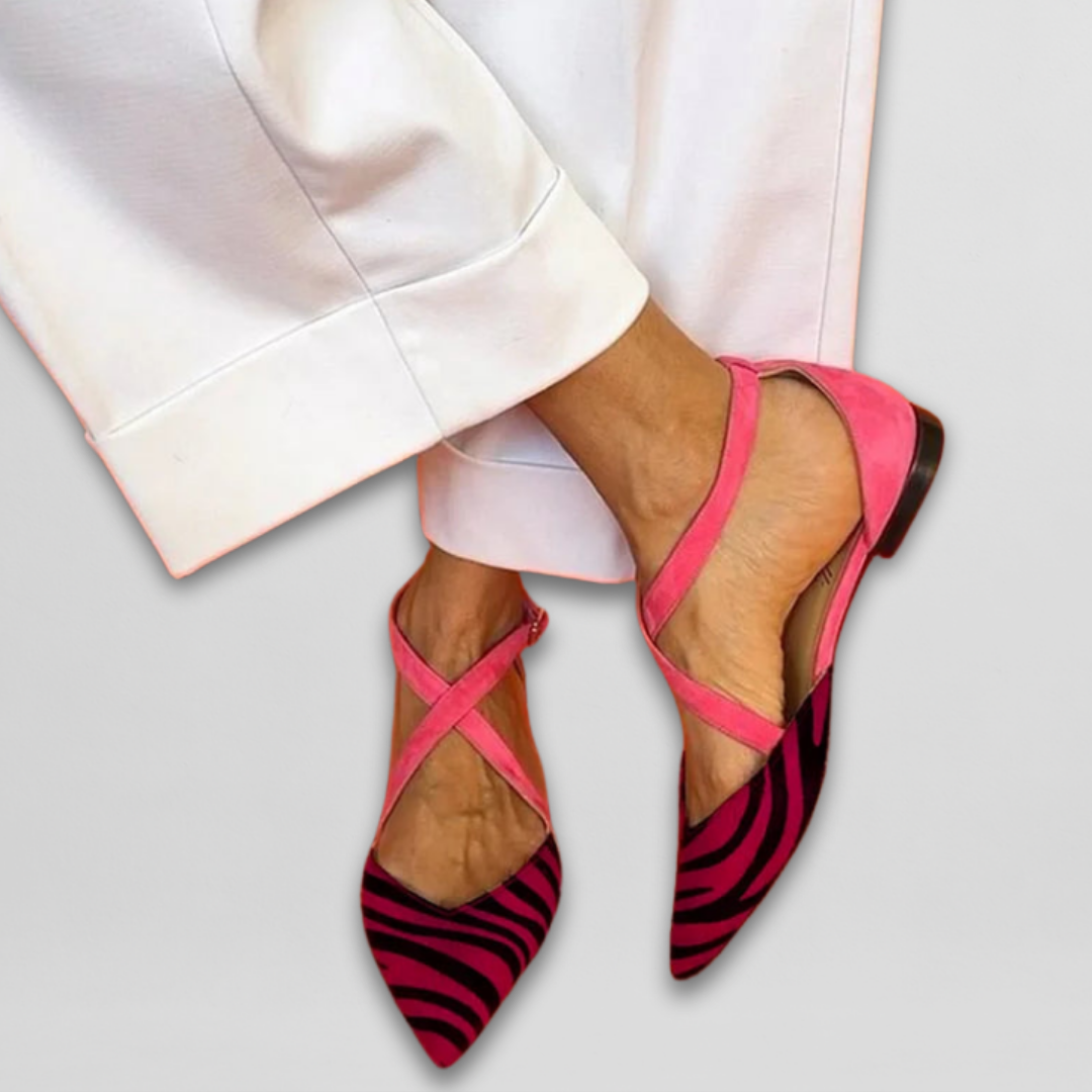 Judith | Ballerines élégantes avec bandes raffinées