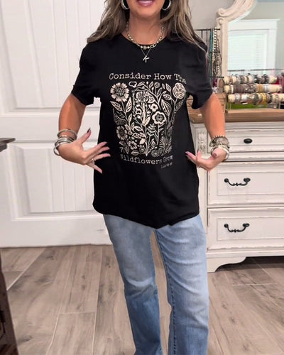 T-Shirt Ample Imprimé