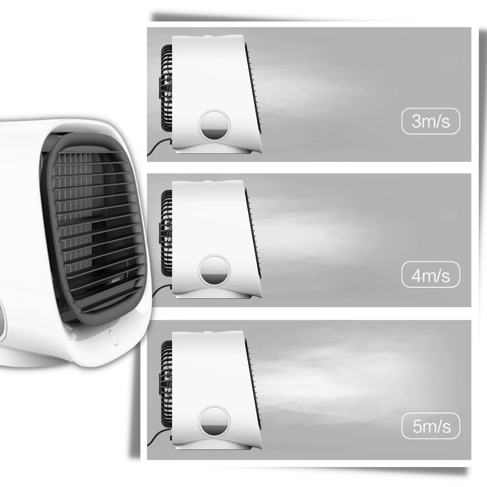 Mini refroidisseur d'air USB - Ventilateur personnel compact